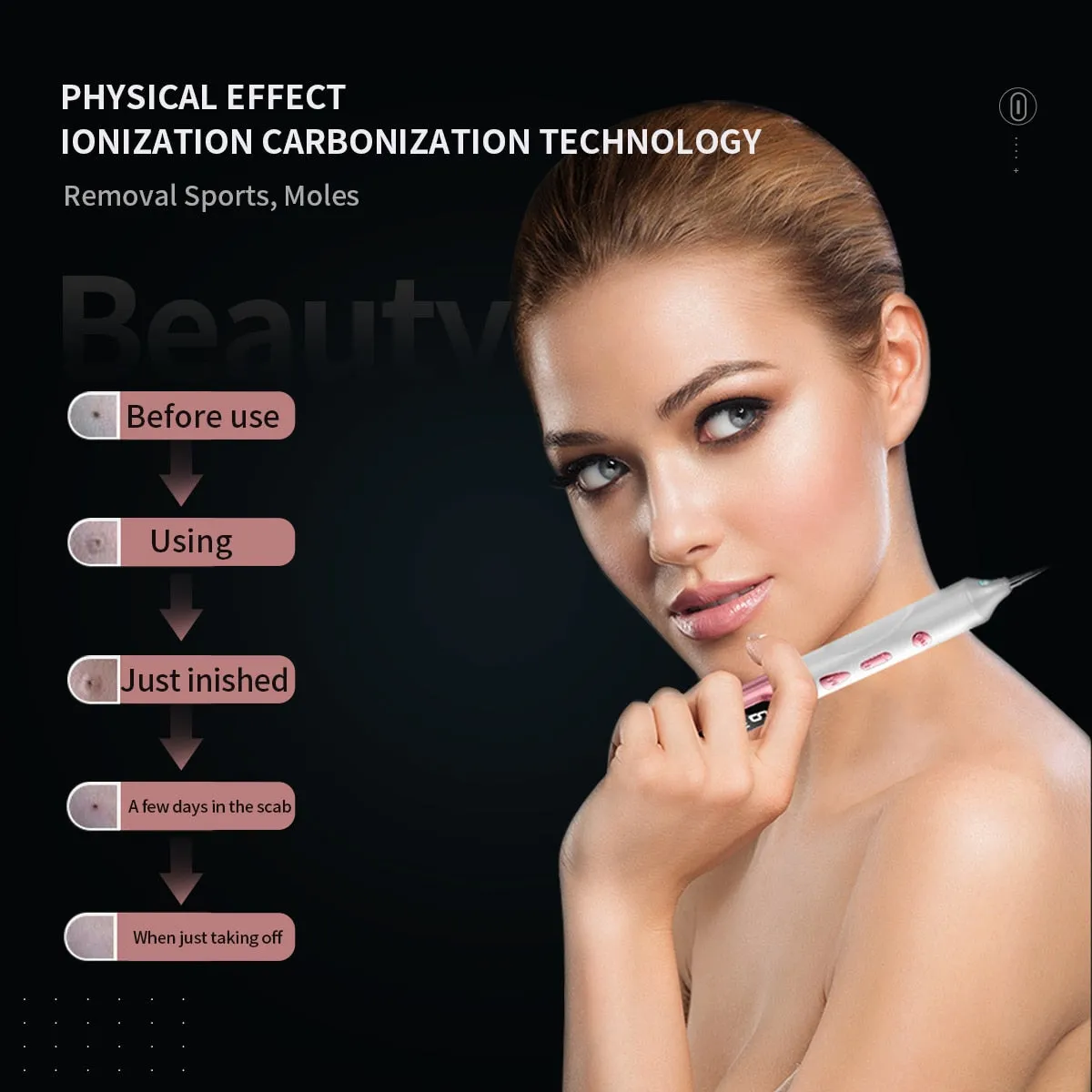 9 Level Laser Plasma Pen Mole Tattoo Freckle Wart Tag Removal Pen Dark Spot Remover For Face LCD Skin Care Tools Beauty Machine