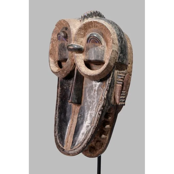 Baule Monkey Mask, Cte d'Ivoire #777