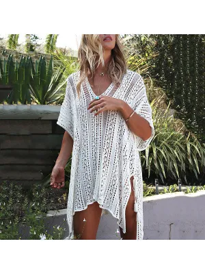 Bikini Beach Knit Sun Protection Blouse