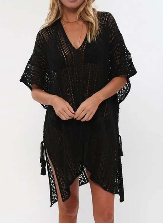 Bikini Beach Knit Sun Protection Blouse