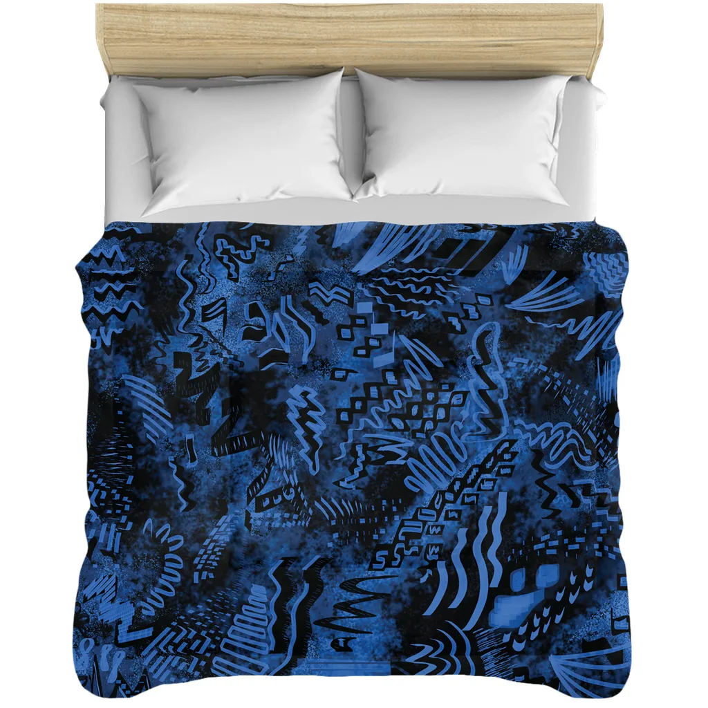 Blue Lightening Comforters Queen & King size bedding