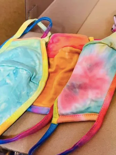 Bold Tie Dye ( color & patterns may vary )