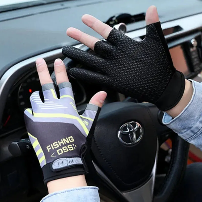 Breathable Sun Protection Gloves for Men