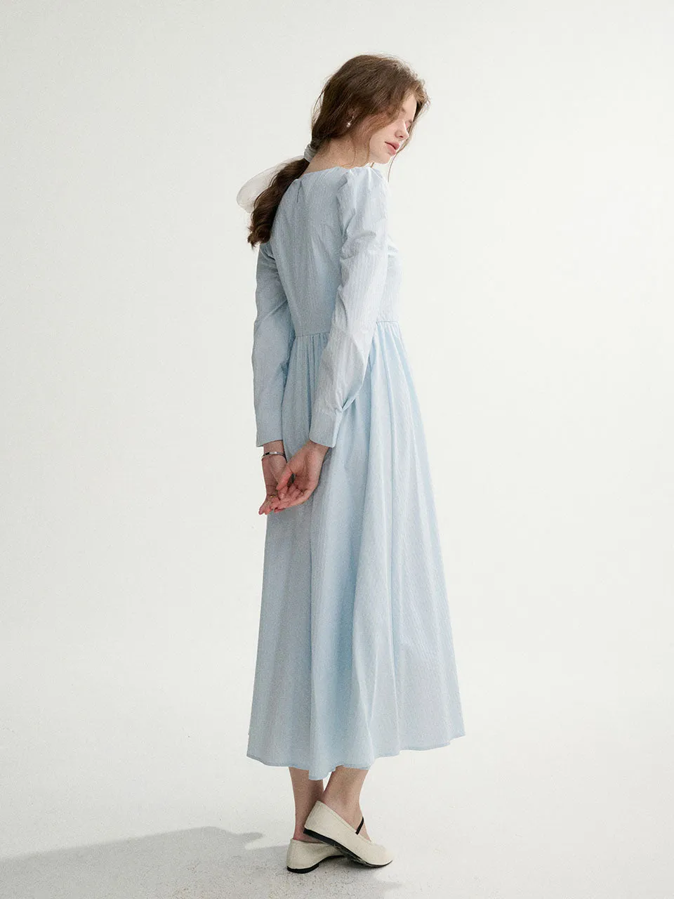 Cloud Puff Long Dress