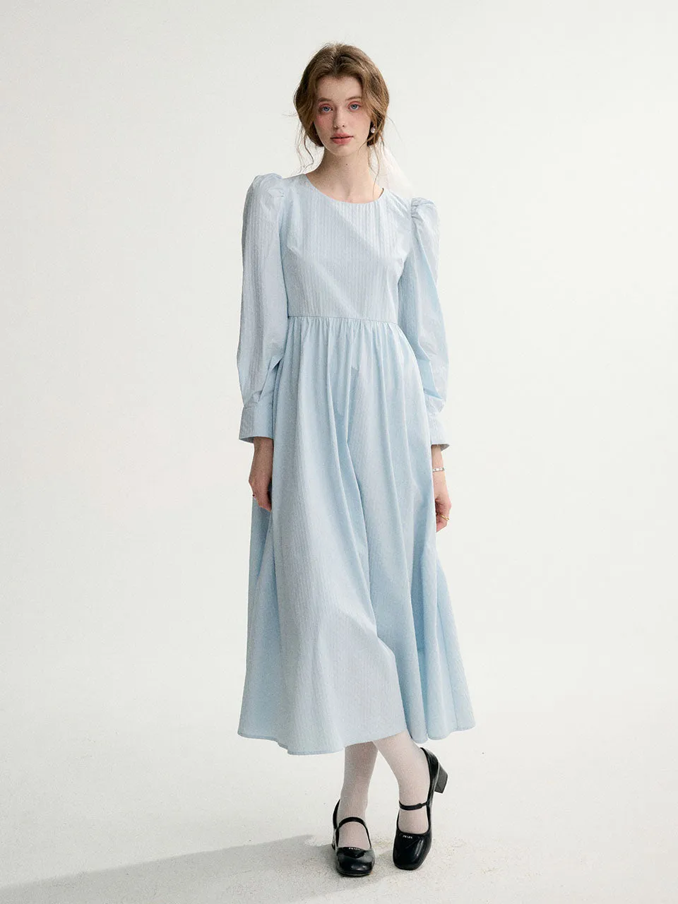 Cloud Puff Long Dress