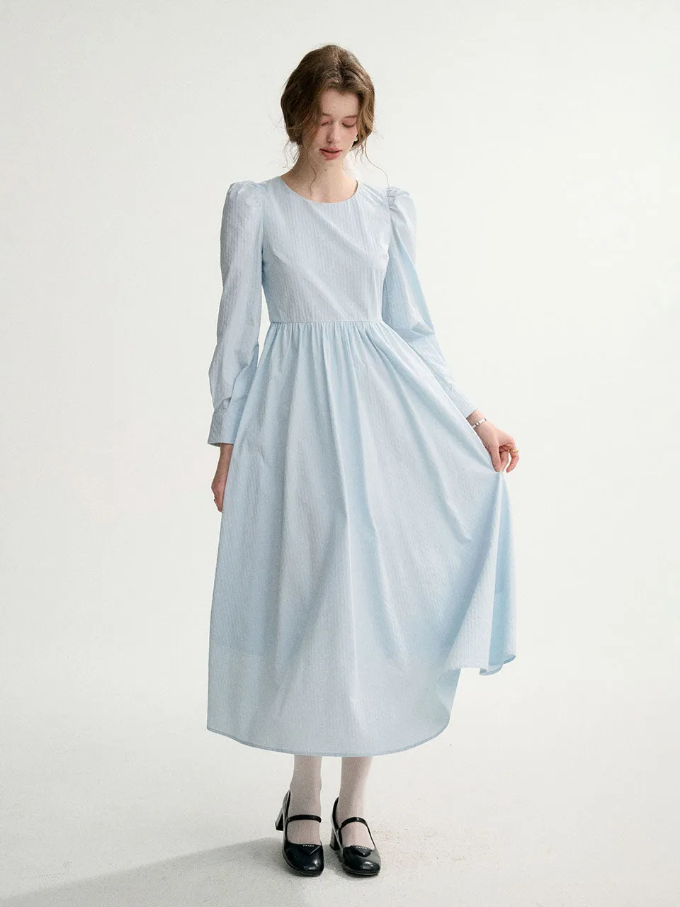Cloud Puff Long Dress