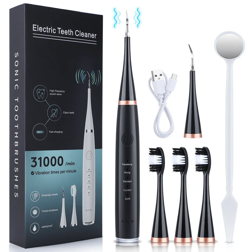 Cross-border USB electric dental scaler home calculus removal yellow teeth oral care teeth cleaning teeth whitening instrument