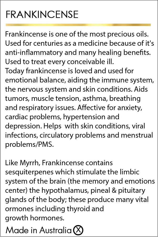 Frankincense Oil (Boswellia Serrata)