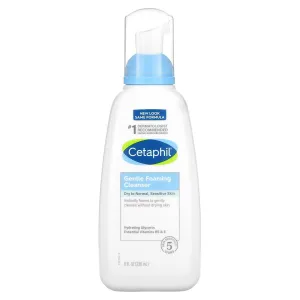 Gentle Cetaphil foaming cleanser, 236 ml