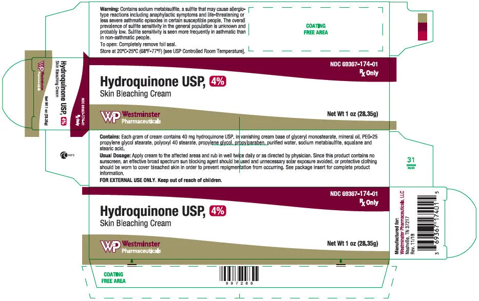 Hydroquinone Cream 4% Skin Bleaching Cream for Hyperpigmented Skin (Rx)