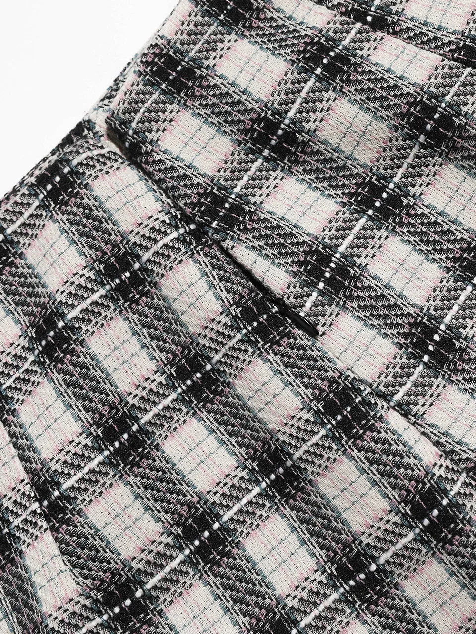Joy Checkered Tweed Set
