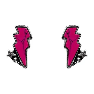 Lucy Lighting Bolt Fashion Stud Earrings