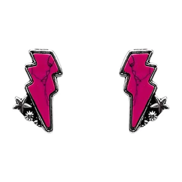 Lucy Lighting Bolt Fashion Stud Earrings