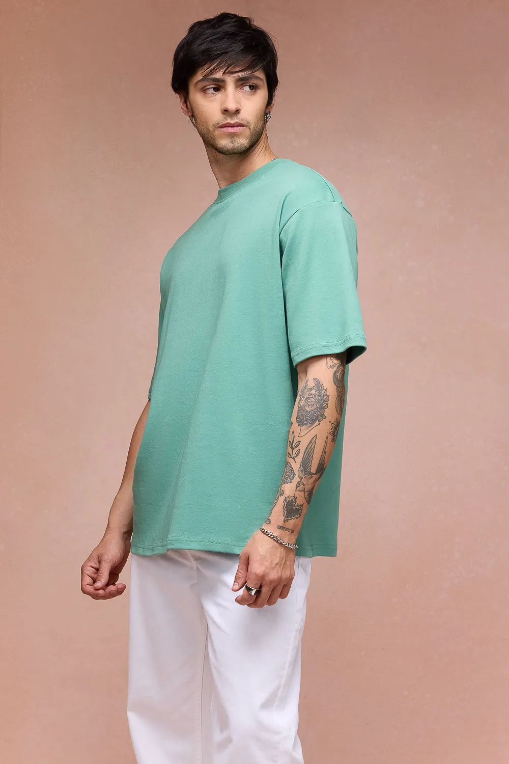 Men's I Watch And Judge Cat Green T-Shirt