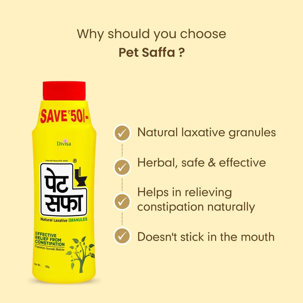 Pet Saffa Combo Pack (Granules 200g   30 Tabs)