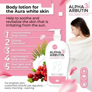Precious Skin Thailand Alpha Arbutin 3    2 In 1 Whitening UV Serum Body Booster Set/Lotion & Serum