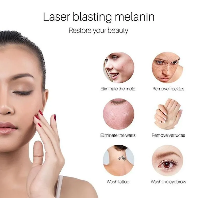 Red Light US Plug Freckle Tattoo Scar Dark Spot Removal Mini Laser Picosecond Pen Skin Pigment Therapy Anti Aging Spa BeAUty Laser Pen Fa0435