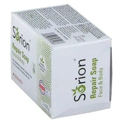 SORION Repair Soap, Nim bark, leaf extract, coconut oil, Curcumarhizoma Extract