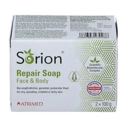 SORION Repair Soap, Nim bark, leaf extract, coconut oil, Curcumarhizoma Extract