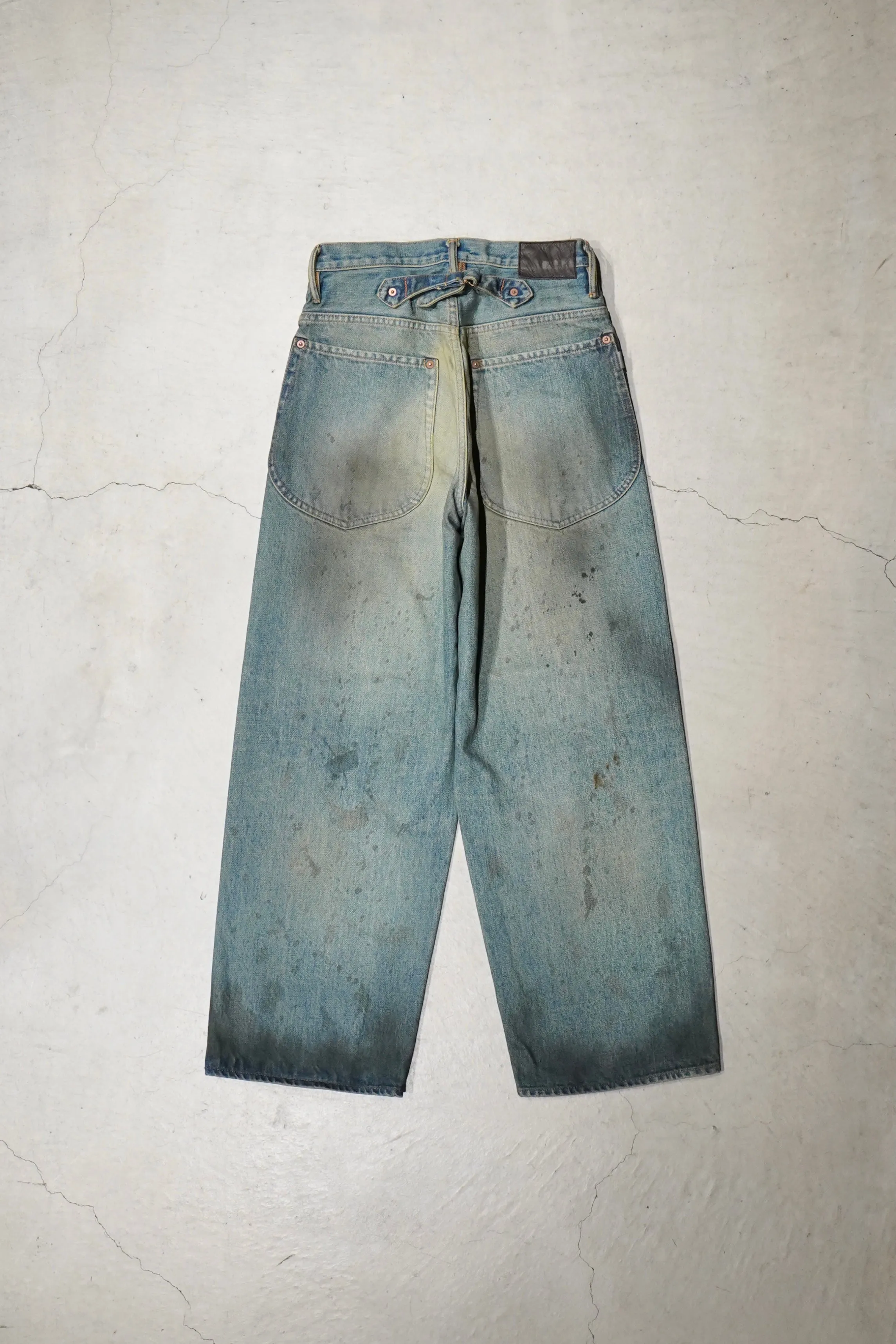SUGARHILL OILED FADE DENIM PANTS