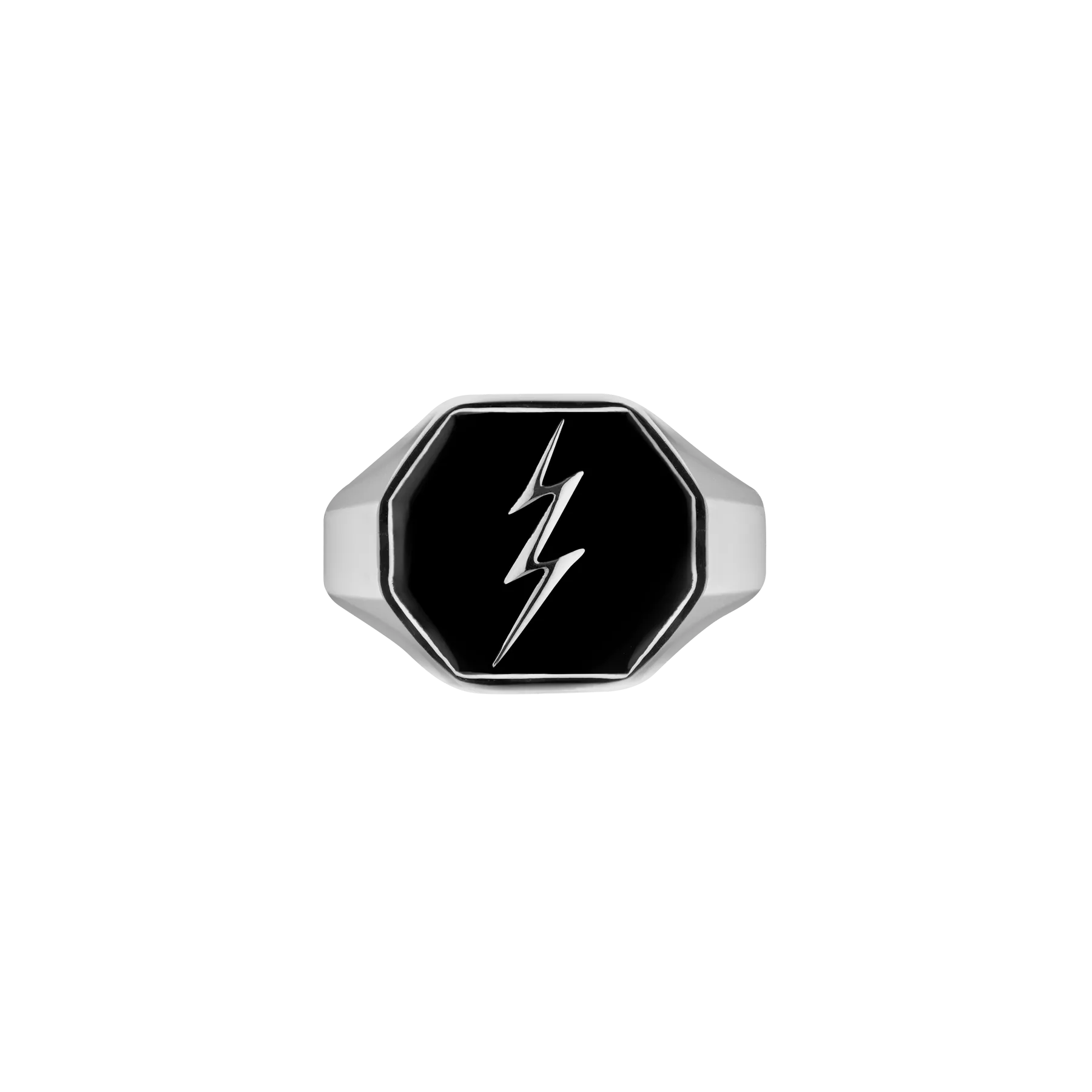 Thunderbolt Ring - White Gold