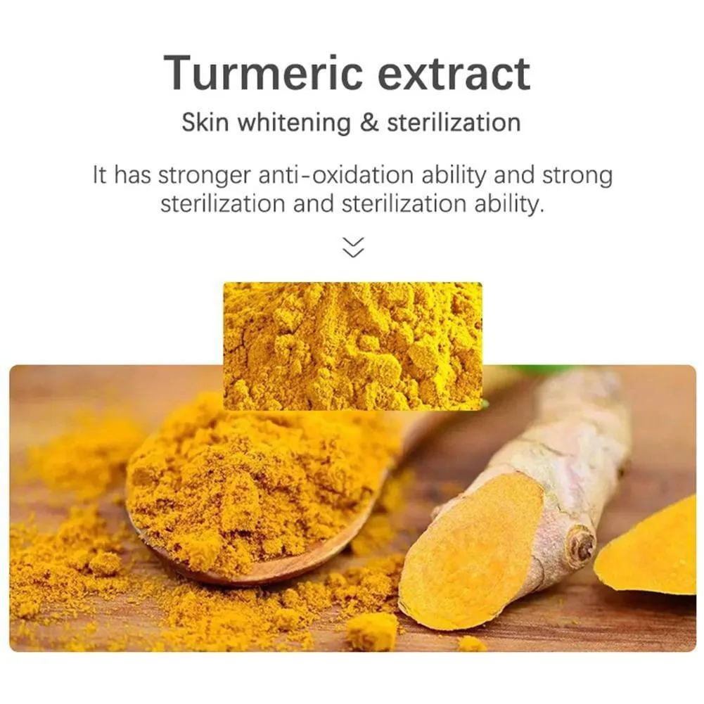 Turmeric Essential Oil Handmade Soap Face Wash Removal Acne Treatment Oil Control Moisturizing Whitening Soap Face Care