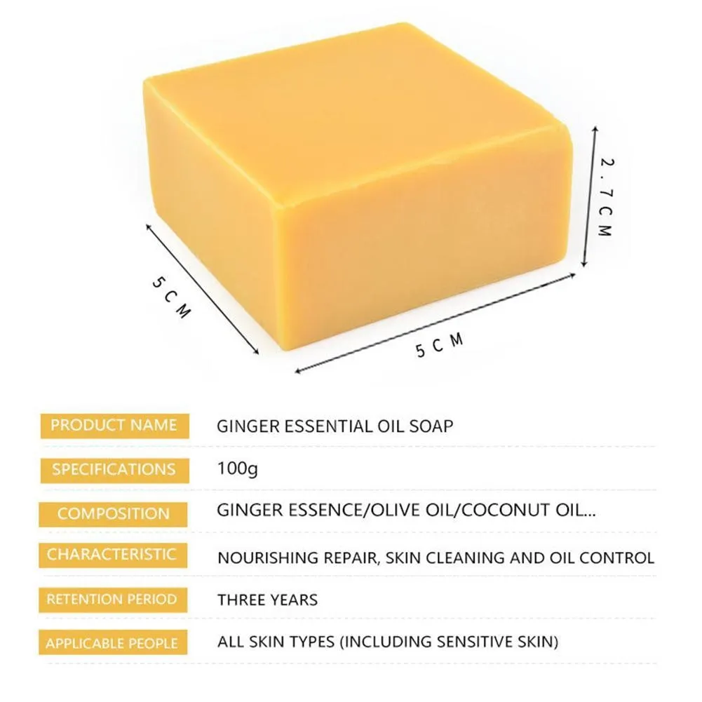 Turmeric Essential Oil Handmade Soap Face Wash Removal Acne Treatment Oil Control Moisturizing Whitening Soap Face Care
