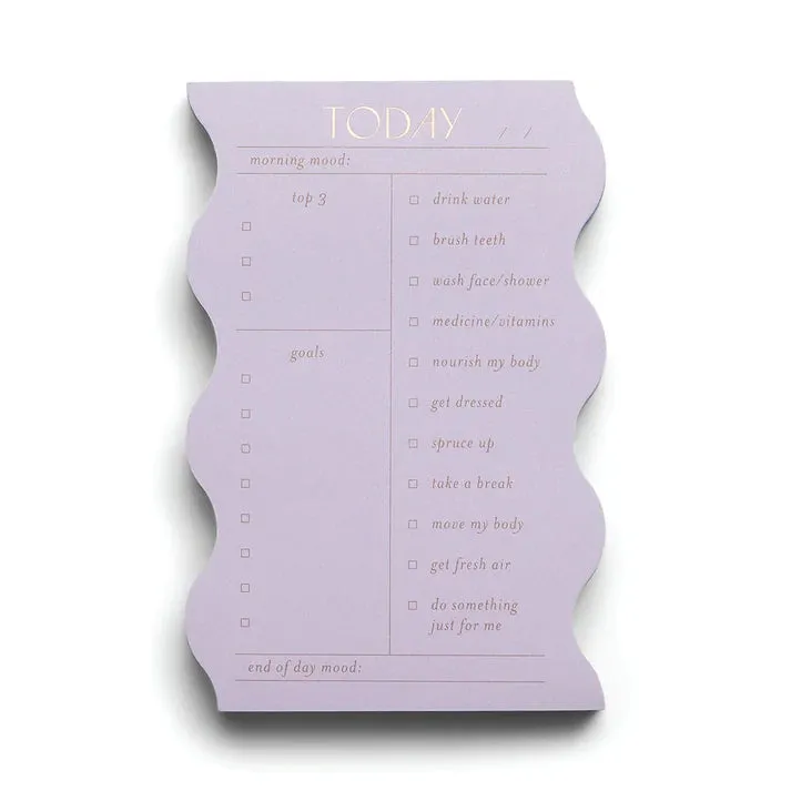 Wavy Daily Notepad