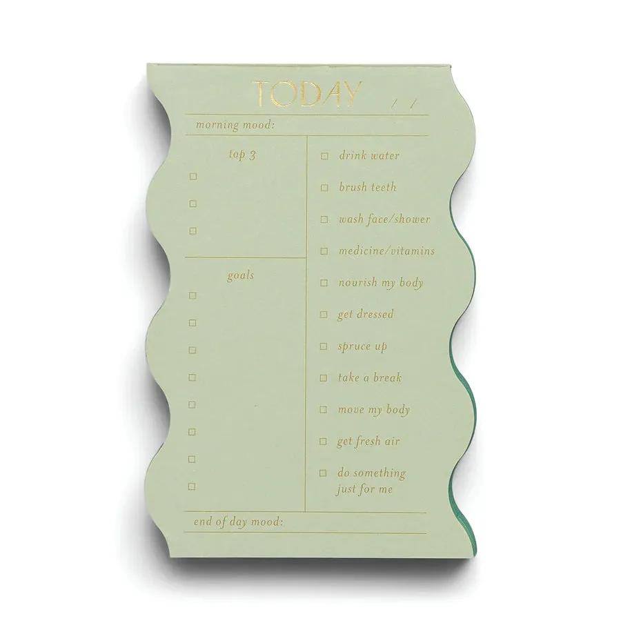 Wavy Daily Notepad